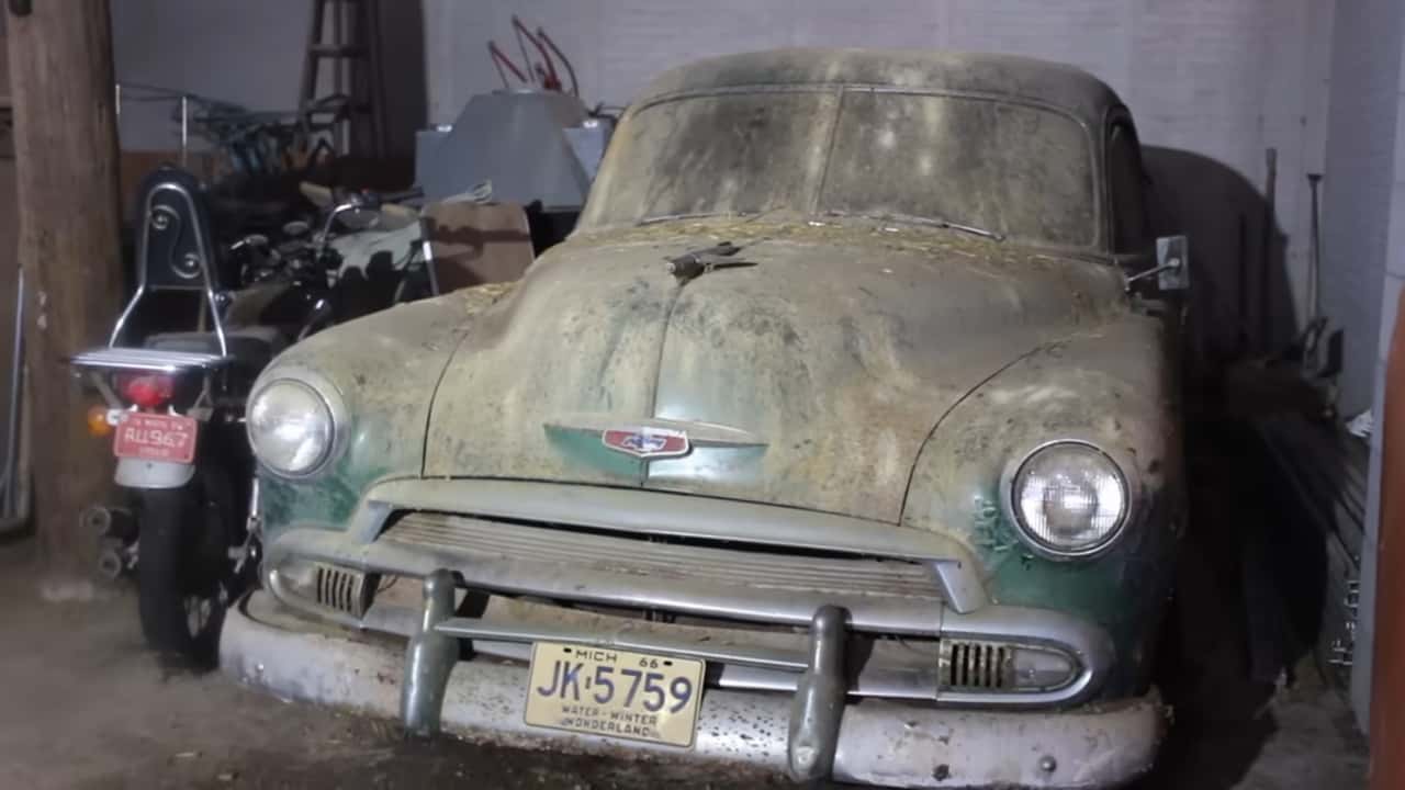 Watch This Old Chevy Barn Find Get Its Last Wash